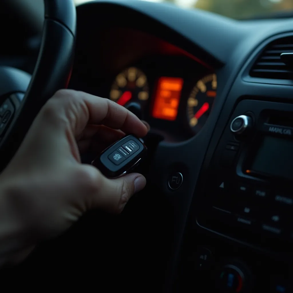 Voiture qui ne démarre pas
